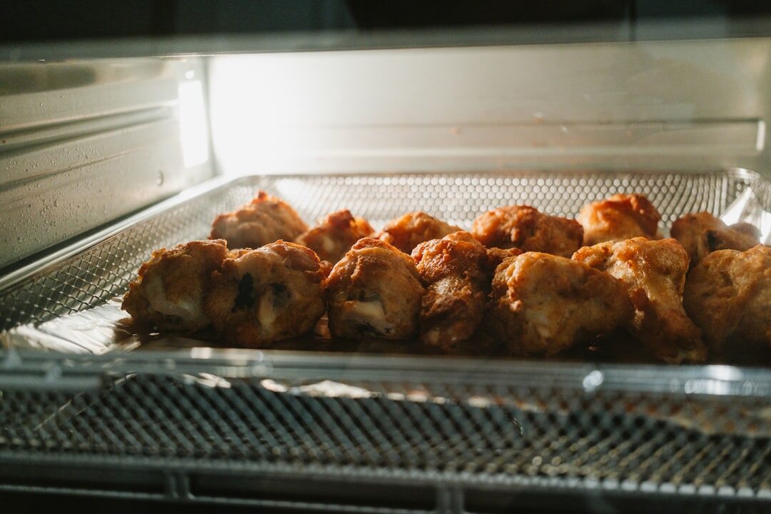 potatoes baking in oven