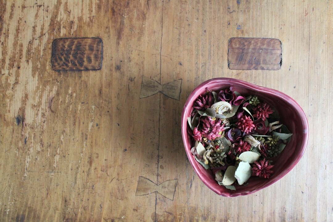 exotic spices on wooden table